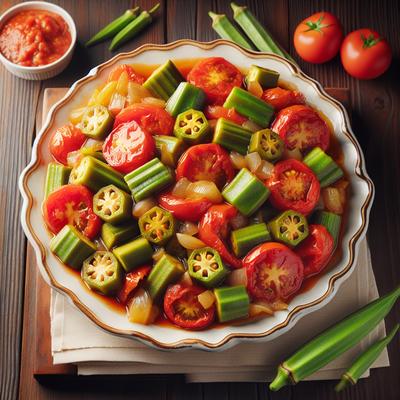 Image of Southern Style Okra Tomatoes