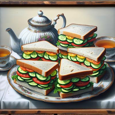 Image of Southern Tea Vegetable Sandwiches