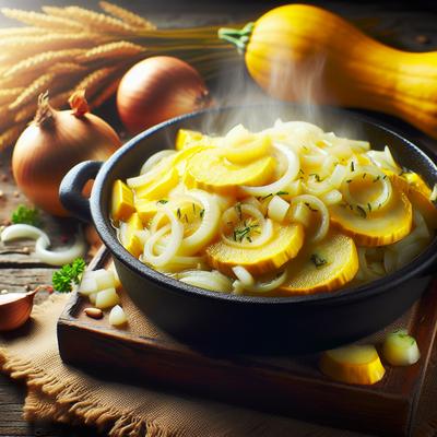 Image of Southern Yellow Squash with Onions