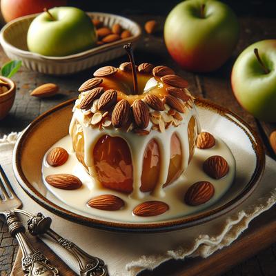 Image of Southwest Baked Apples with Almond Cream