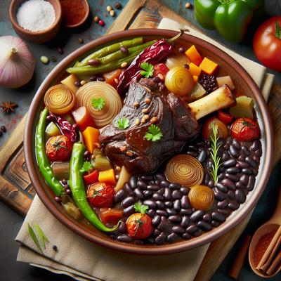 Image of Southwest Beef Shanks Black Beans