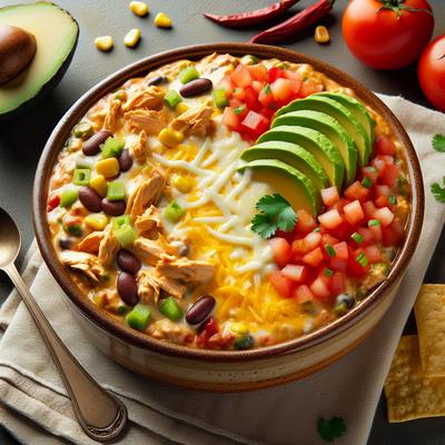 Image of Southwest Chicken Enchilada Dip