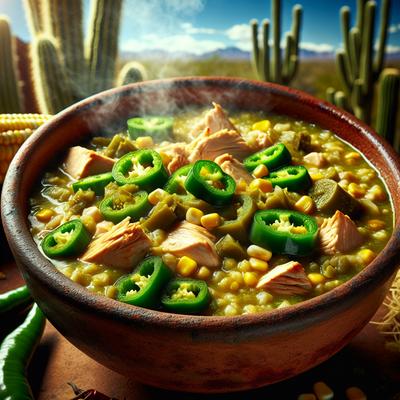 Image of Southwest Chicken Green Chili Stew