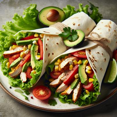 Image of Southwest Chicken Salad Wraps