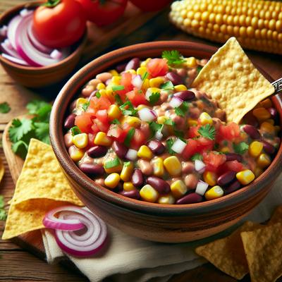 Image of Southwest Corn and Bean Dip