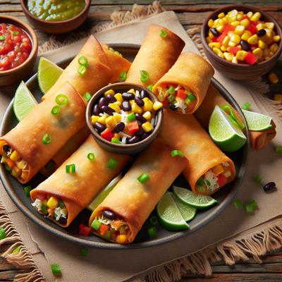 Image of Southwest Egg Rolls Made Lighter