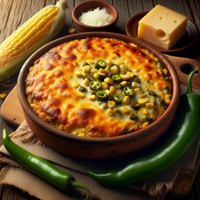 Image of Southwest Green Chile Corn Casserole