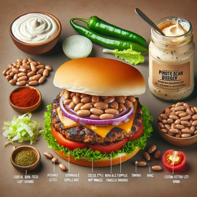 Image of Southwest Pinto Bean Burgers with Chipotle Mayonnaise