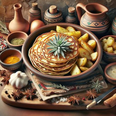 Image of Southwest Sagebrush Potato Pancakes