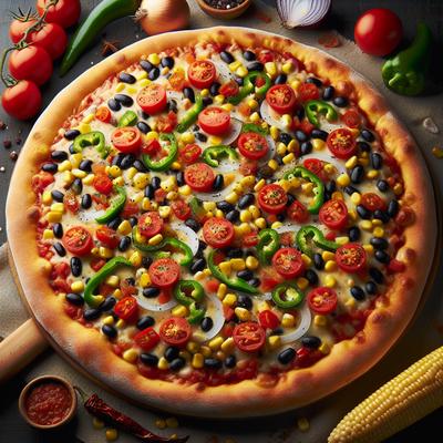 Image of Southwest Salsa Pizza