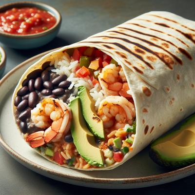 Image of Southwest Seafood Burritos