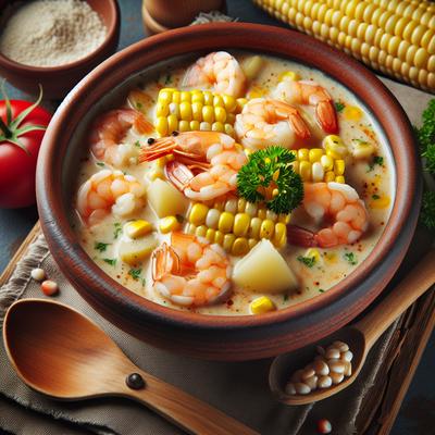 Image of Southwest Shrimp and Corn Chowder