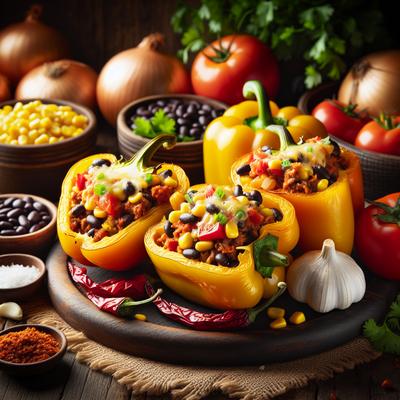 Image of Southwest Stuffed Peppers Light