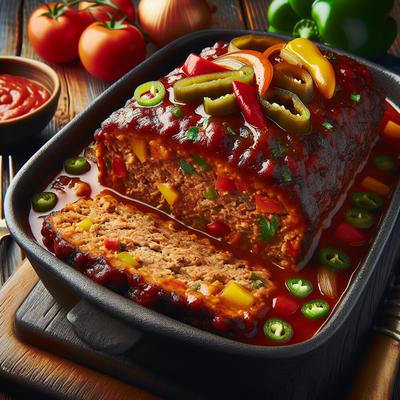 Image of Southwest Style Meatloaf Turkey Chicken or Beef
