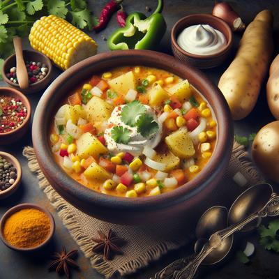 Image of Southwest Style Potato Corn Chowder