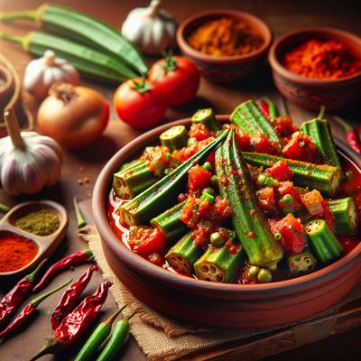 Image of Southwest Style Spanish Okra
