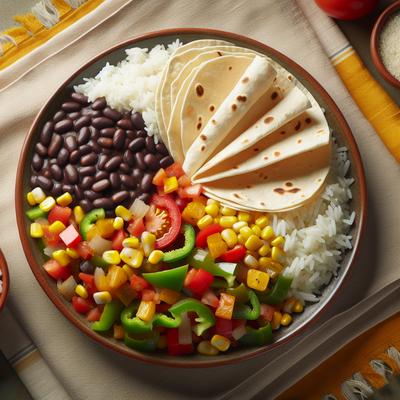Image of Southwest Vegetables Rice or Tortillas
