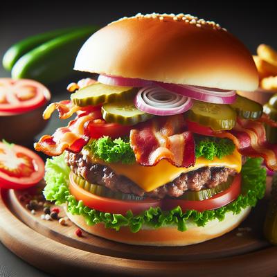 Image of Southwestern Bacon Burgers