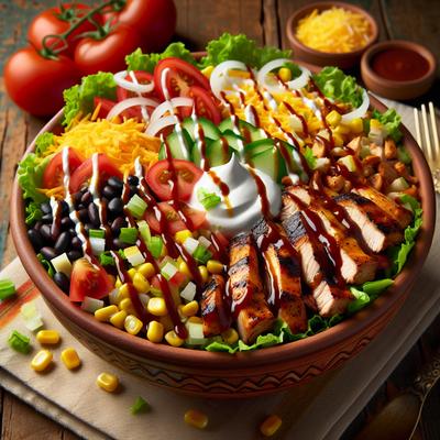 Image of Southwestern Bbqed Pork or Chicken Salad