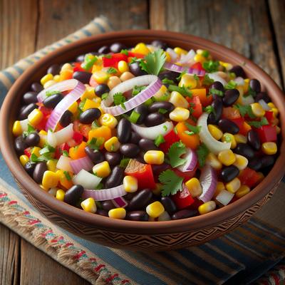 Image of Southwestern Black Bean and Hominy Salad