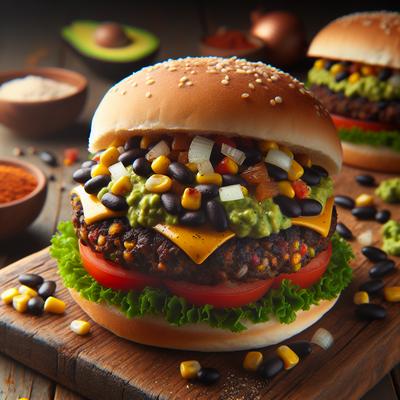 Image of Southwestern Black Bean Burgers