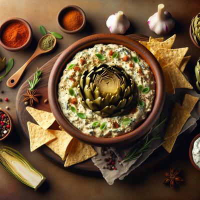 Image of Southwestern Caesar Artichoke Dip
