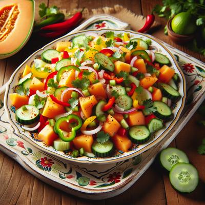 Image of Southwestern Cantaloupe Salad