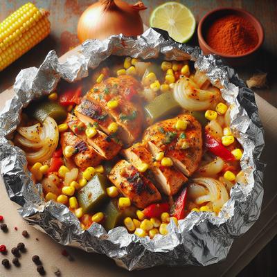 Image of Southwestern Chicken Foil Packets
