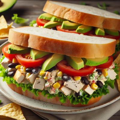 Image of Southwestern Chicken Salad Sandwiches