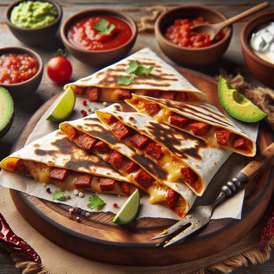 Image of Southwestern Chorizo Quesadillas