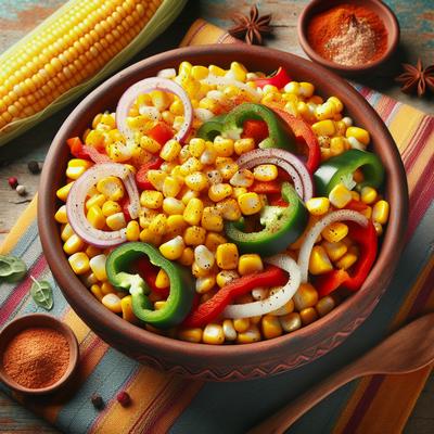 Image of Southwestern Corn and Peppers