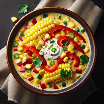 Image of Southwestern Corn and Red Pepper Chowder