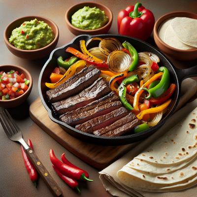 Image of Southwestern Flat Iron Steak Fajitas