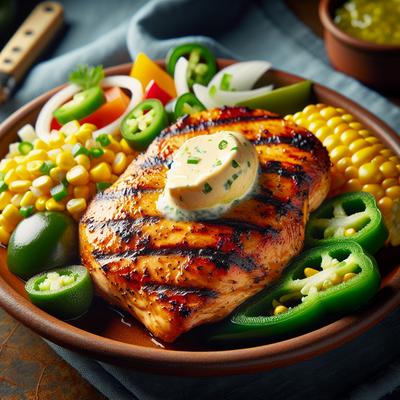 Image of Southwestern Grilled Chicken with Lime Butter