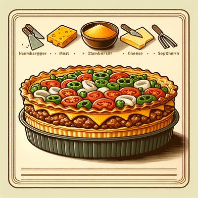 Image of Southwestern Hamburger Quiche