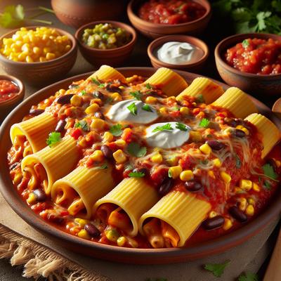 Image of Southwestern Manicotti