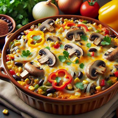 Image of Southwestern Mushroom Casserole