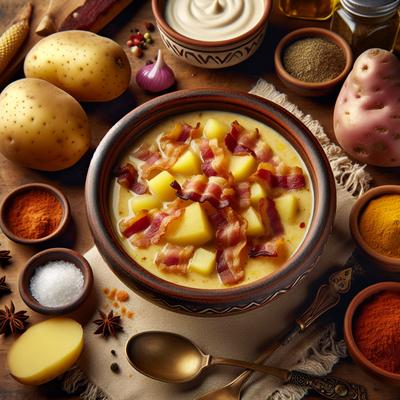 Image of Southwestern Potato Bacon Soup