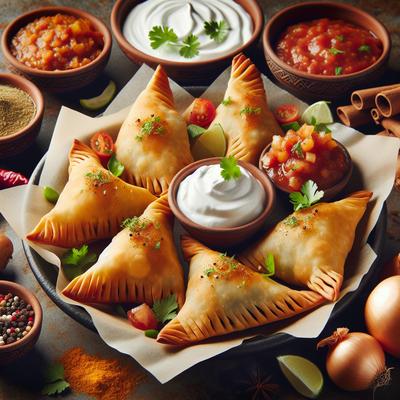 Image of Southwestern Potato Phyllo Samosas