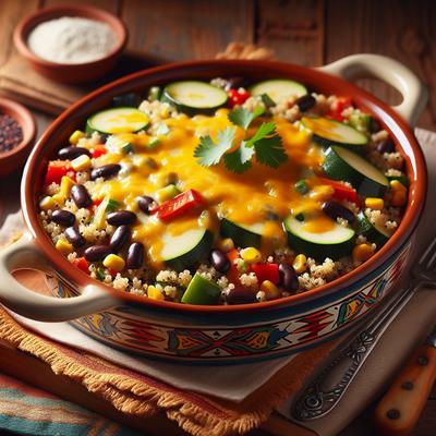 Image of Southwestern Quinoa Vegetable Casserole
