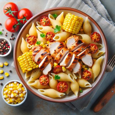 Image of Southwestern Shells with Chicken and Corn
