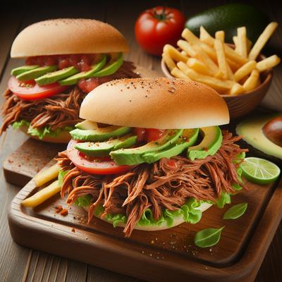 Image of Southwestern Shredded Beef Sandwiches