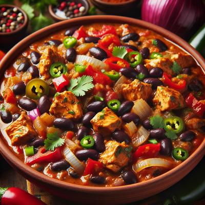Image of Southwestern Spiced Chicken Black Bean Stew