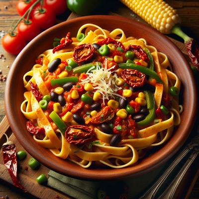 Image of Southwestern Style Fettuccine