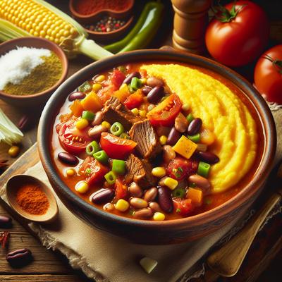 Image of Southwestern Sunset Stew with Soft Polenta Ww Core
