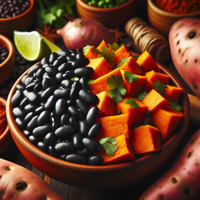 Image of Southwestern Sweet Potatoes and Black Beans