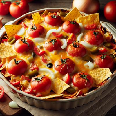 Image of Southwestern Tomato and Tortilla Chip Casserole