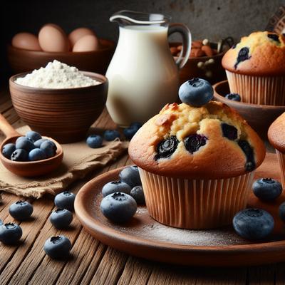 Image of Soy and Lactose Free Blueberry Muffins