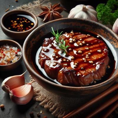 Image of Soy Garlic Marinade for Steaks