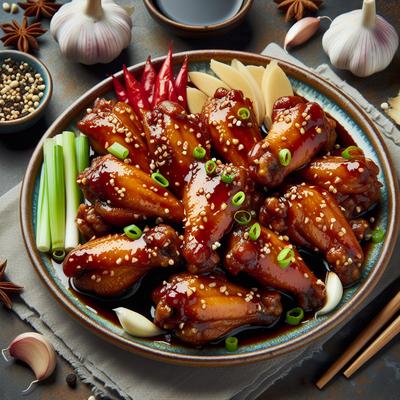 Image of Soy Glazed Chinese Chicken Wings